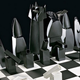 Illustration for article titled Frank Gehrys Tiffany Chess Set Is a Miniature Architectural Marvel